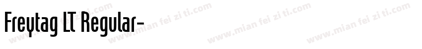 Freytag LT Regular字体转换